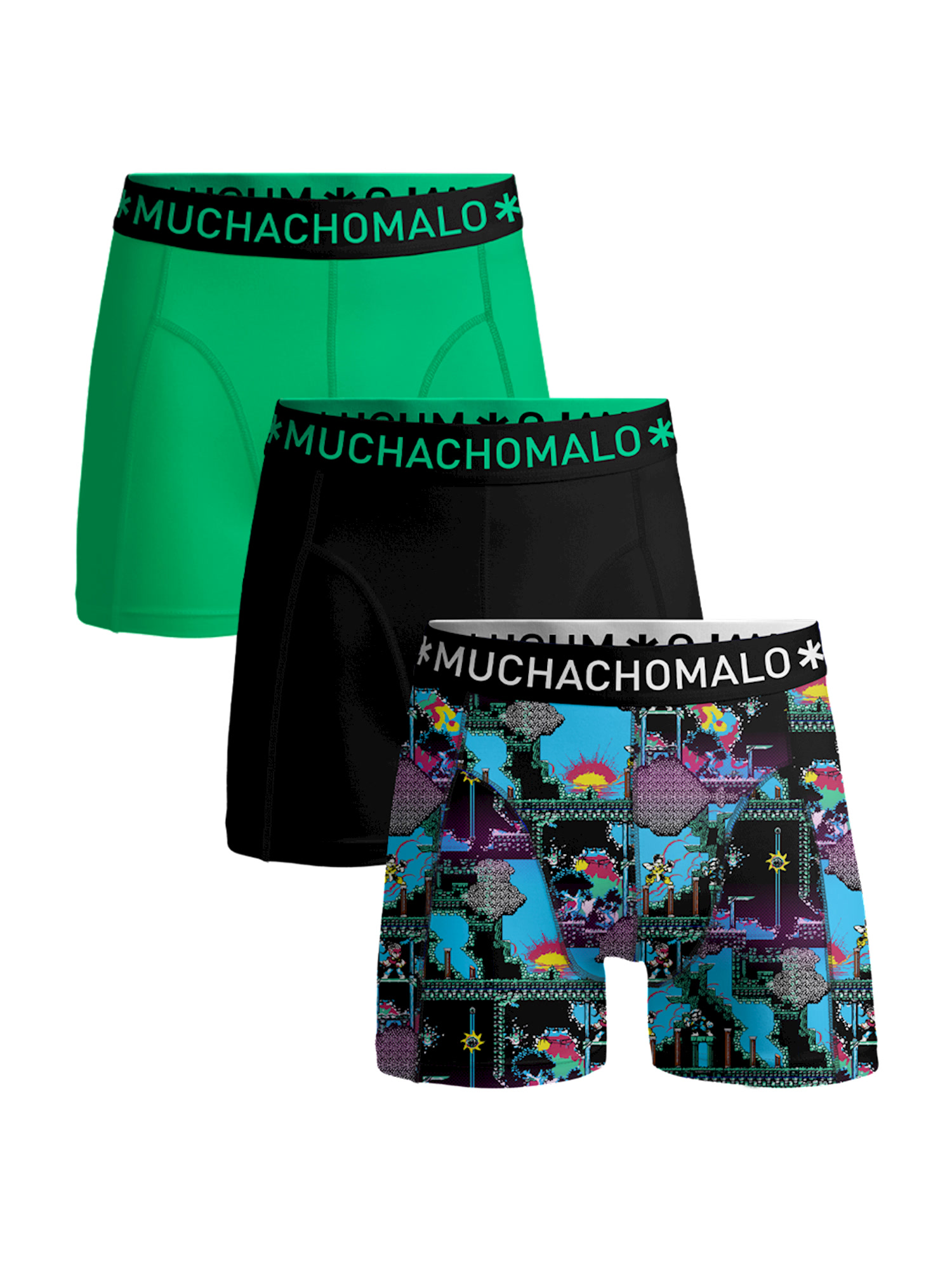 Боксеры Muchachomalo 3er-Set: Boxershorts, разноцветный