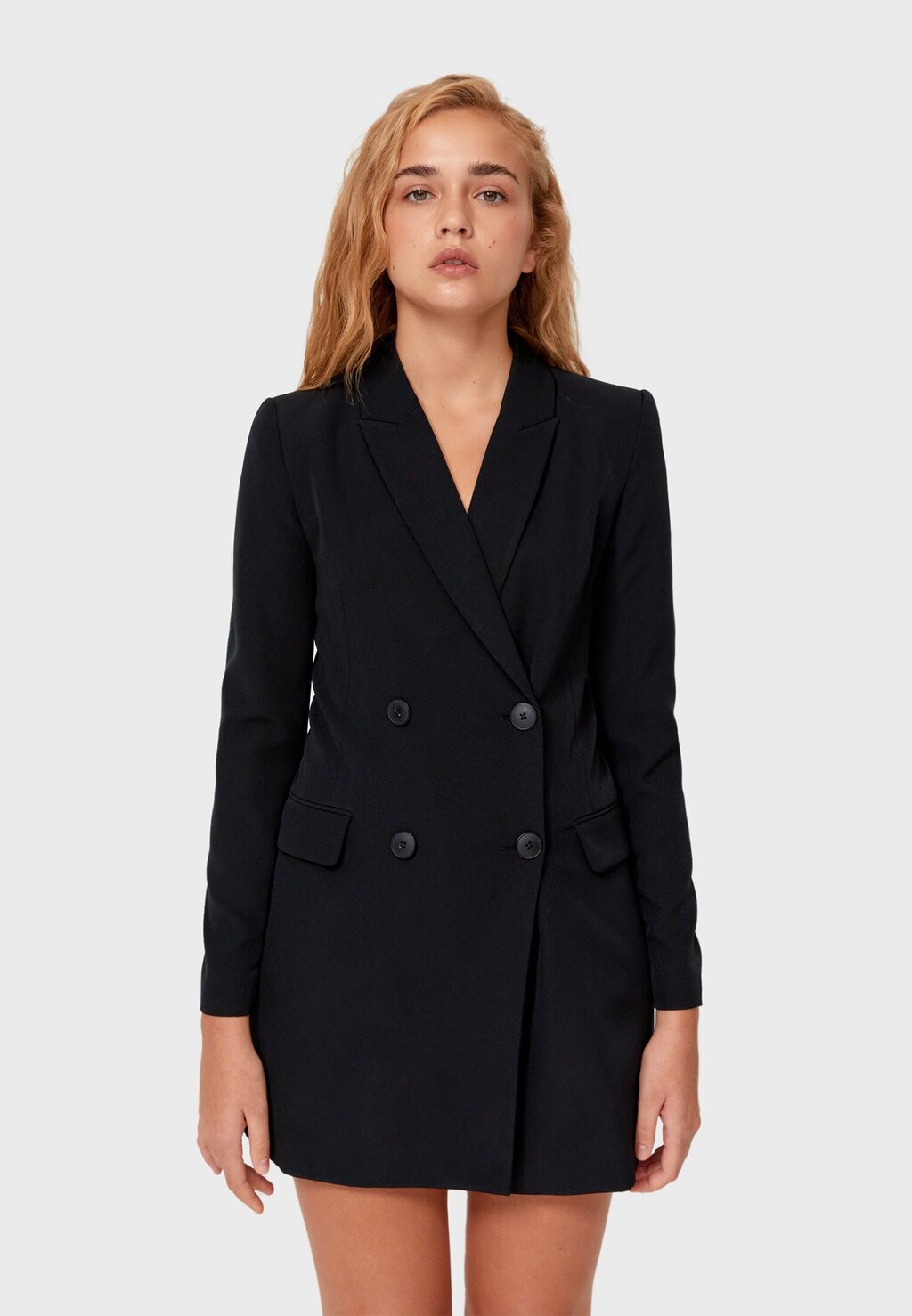 

Длинное пальто Stradivarius