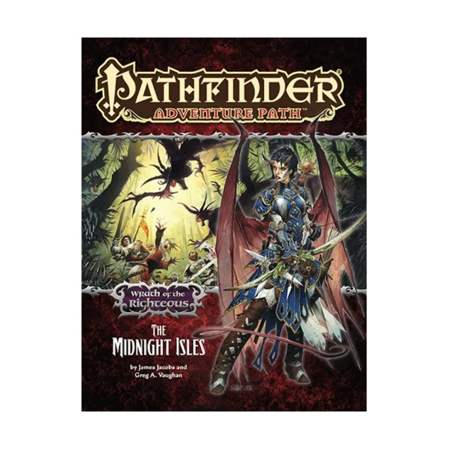 

#76 "Wrath of the Righteous #4 - The Midnight Isles", Pathfinder Roleplaying Game (1st Edition) - Adventure Path #061 - #090, мягкая обложка