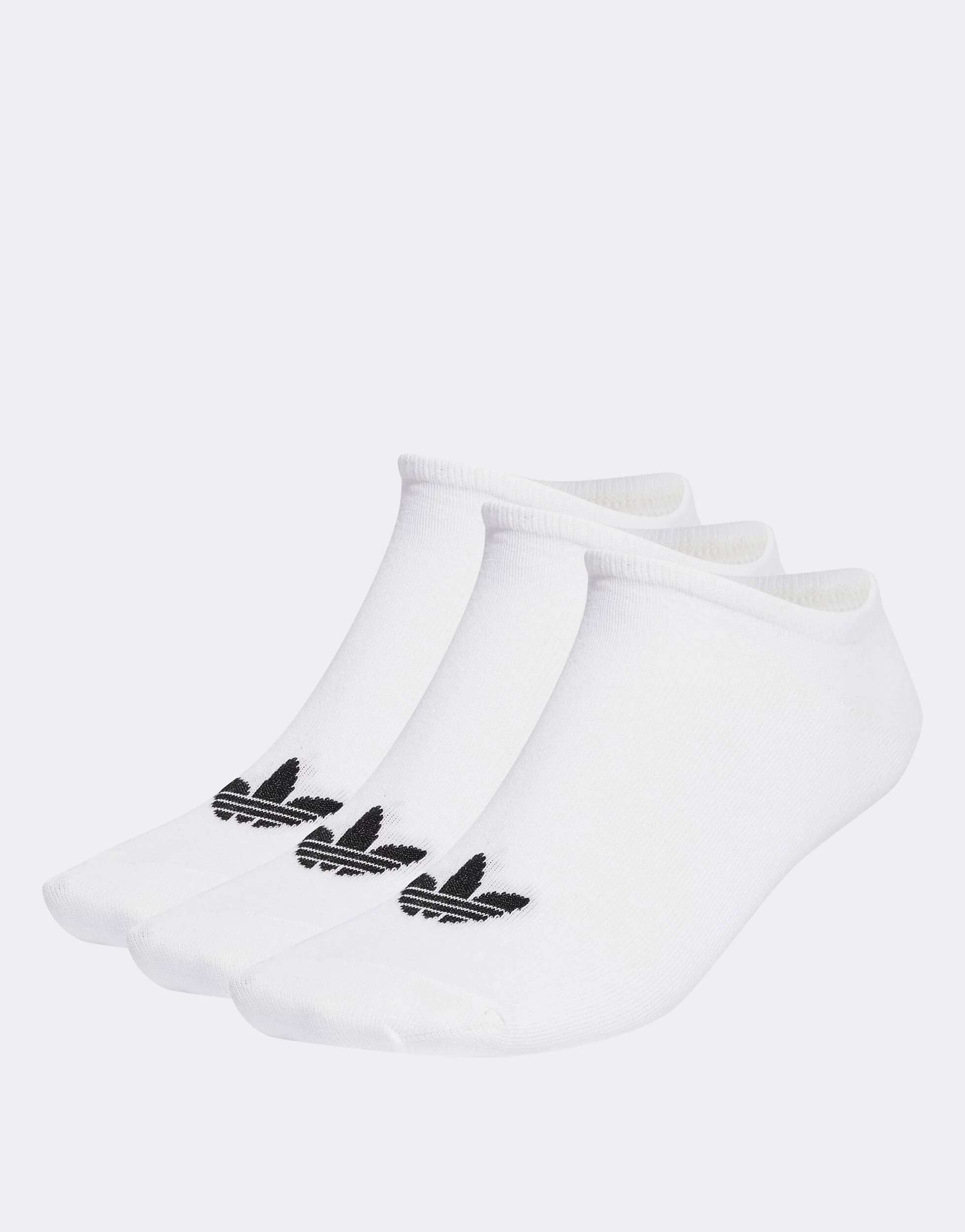 Белые носки adidas Originals Trefoil Liner, 6 пар