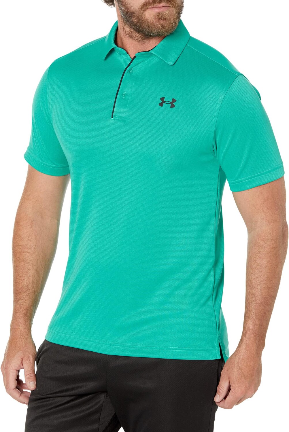 

Техническое поло Under Armour Golf, цвет Birdie Green/Black