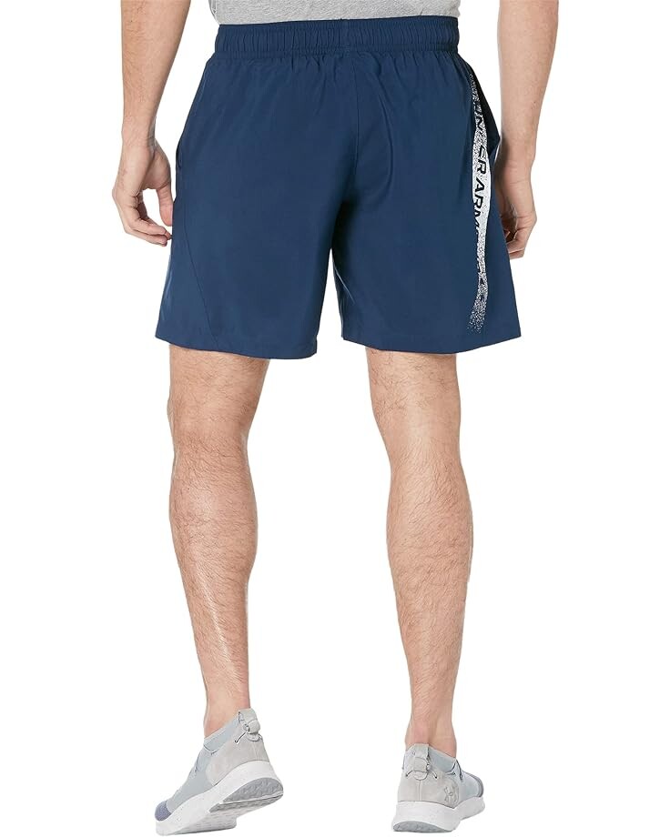 

Шорты Under Armour Woven Graphic Shorts, цвет Academy/White