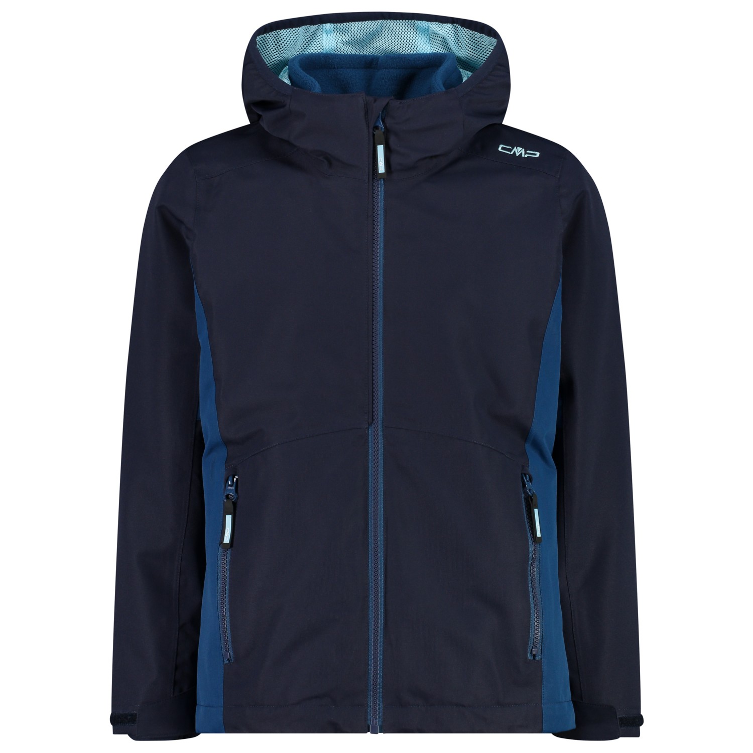 Двойная куртка Cmp Girl's Fix Hood Detachable Inner, цвет Black Blue/Maiolica 24pcs box detachable blue