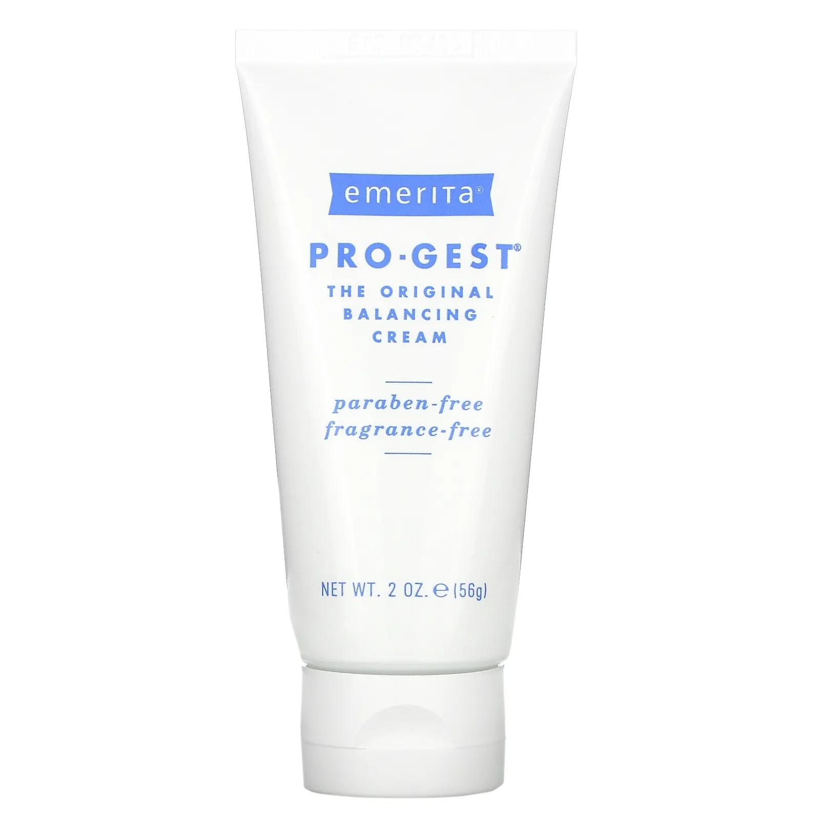 Emerita Pro-Gest крем с прогестероном без запаха 2 унции (56 г)