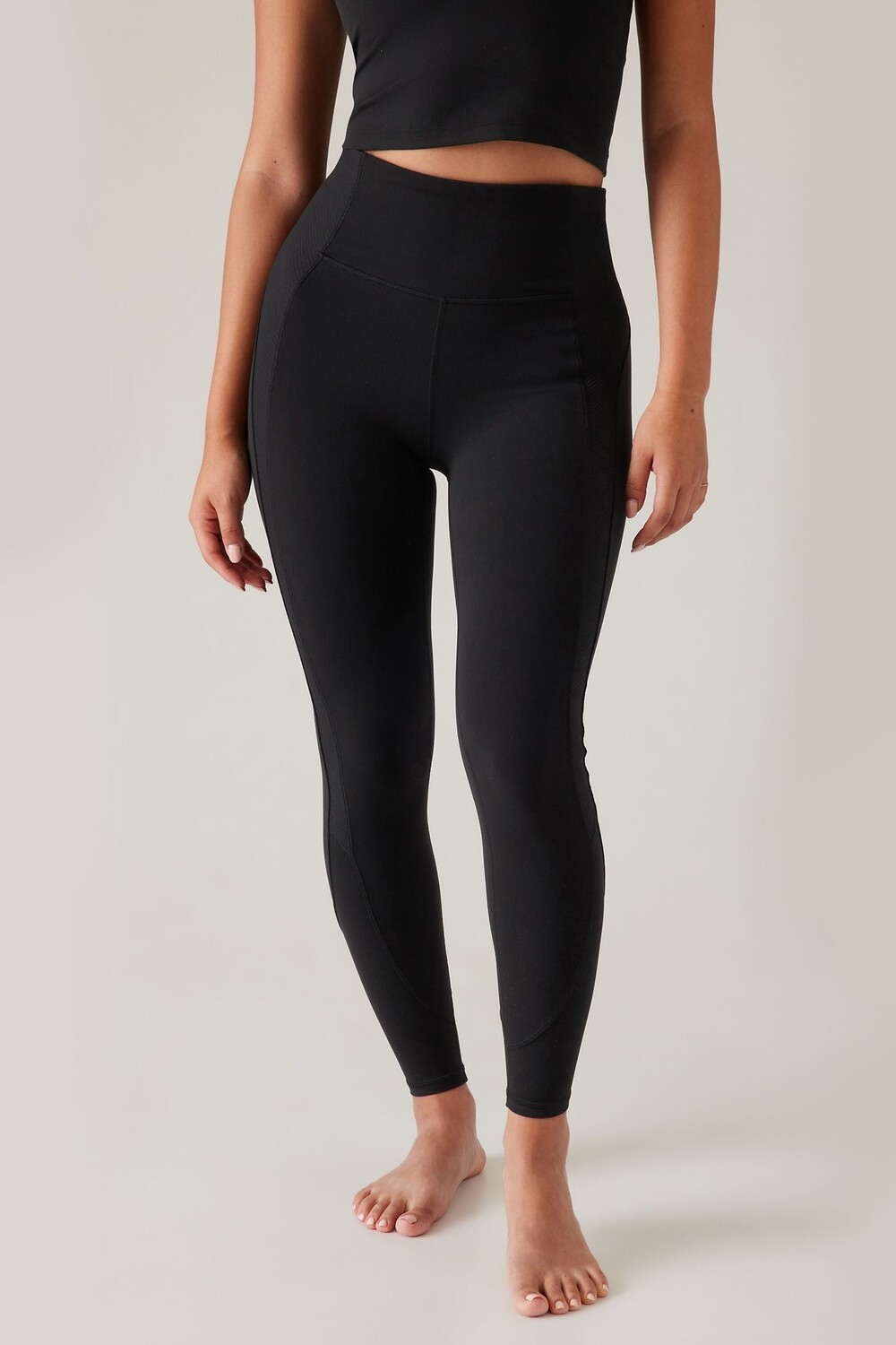 

Леггинсы Elation в рубчик Athleta, черный