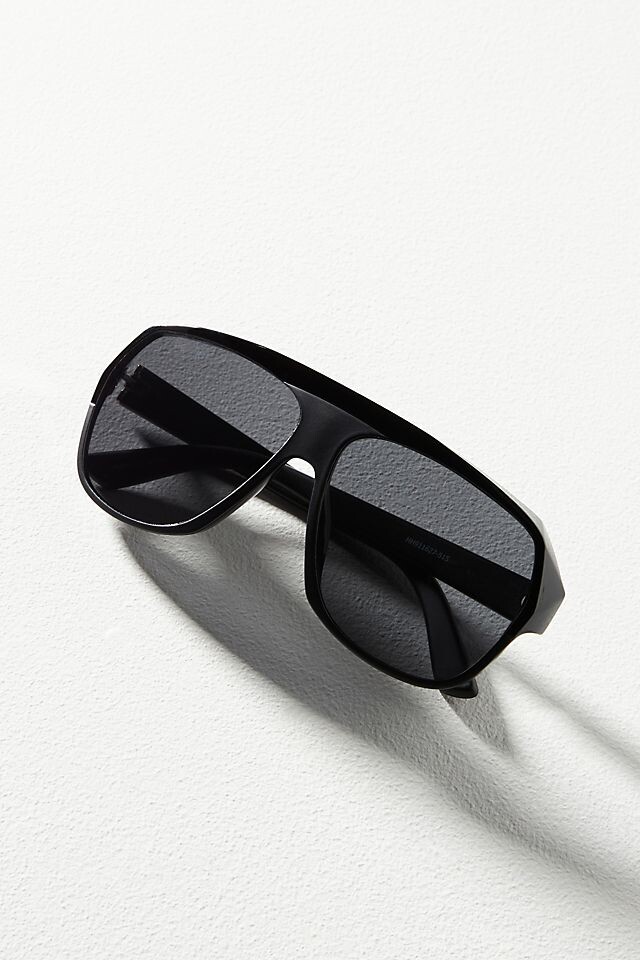 

Очки солнцезащитные Anthropologie Goggle, черный