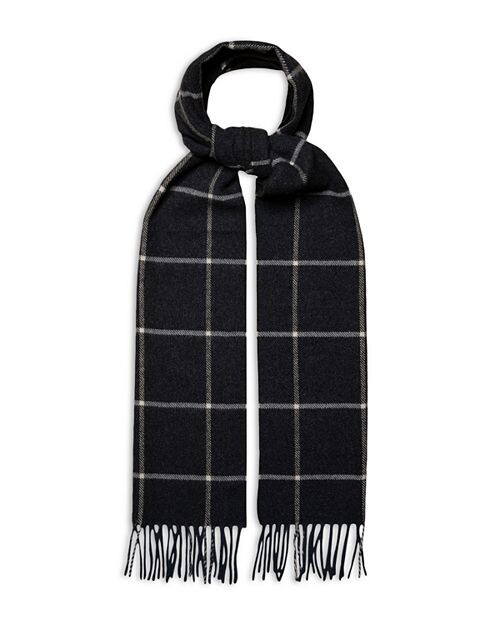 

Шерстяной шарф в клетку Eton, цвет Blue
