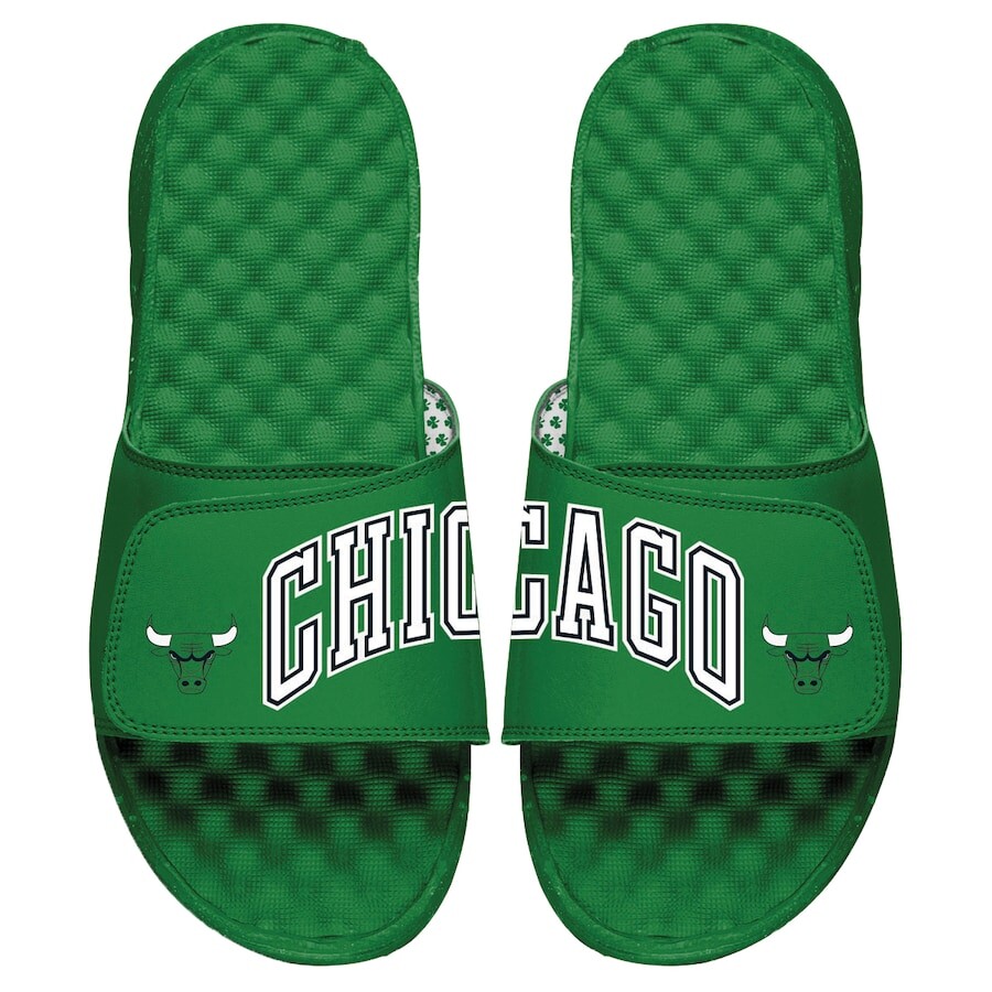 

Шлепанцы ISlide Chicago Bulls, зеленый