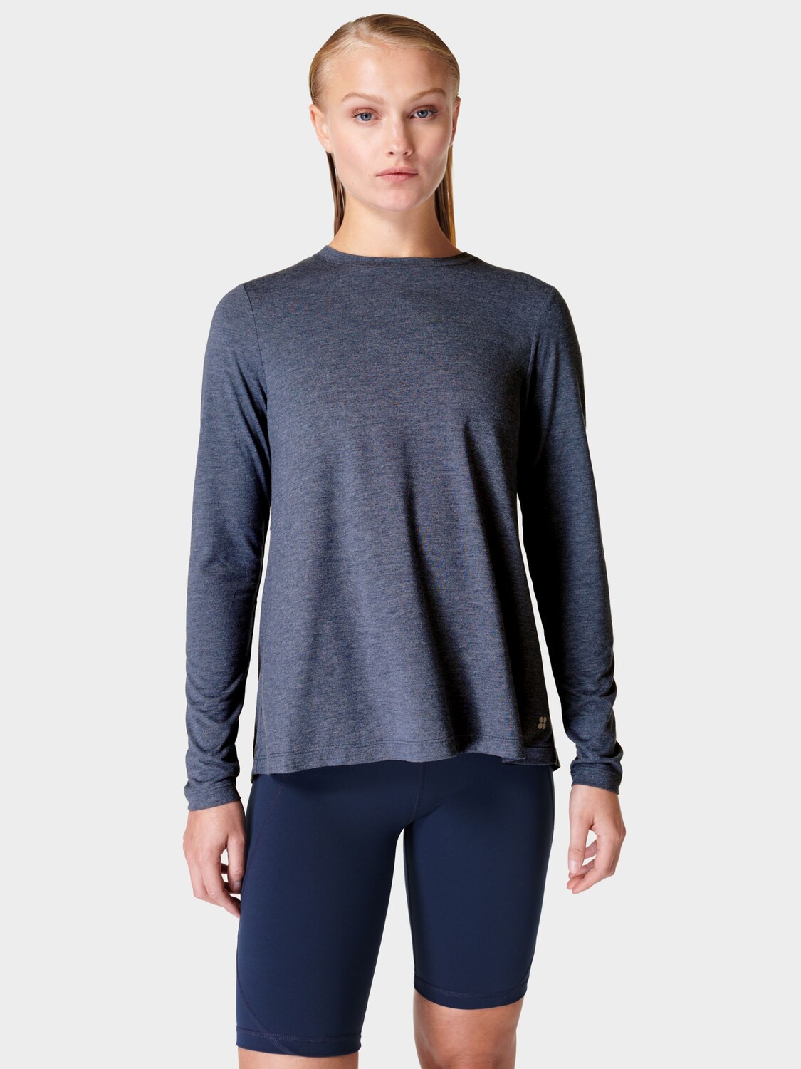 

Топ с длинными рукавами Sweaty Betty Focus, синий