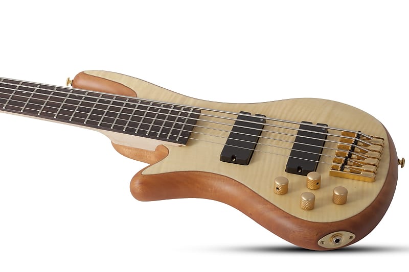 Басс гитара Schecter Stiletto Custom-6 LH, Natural Satin