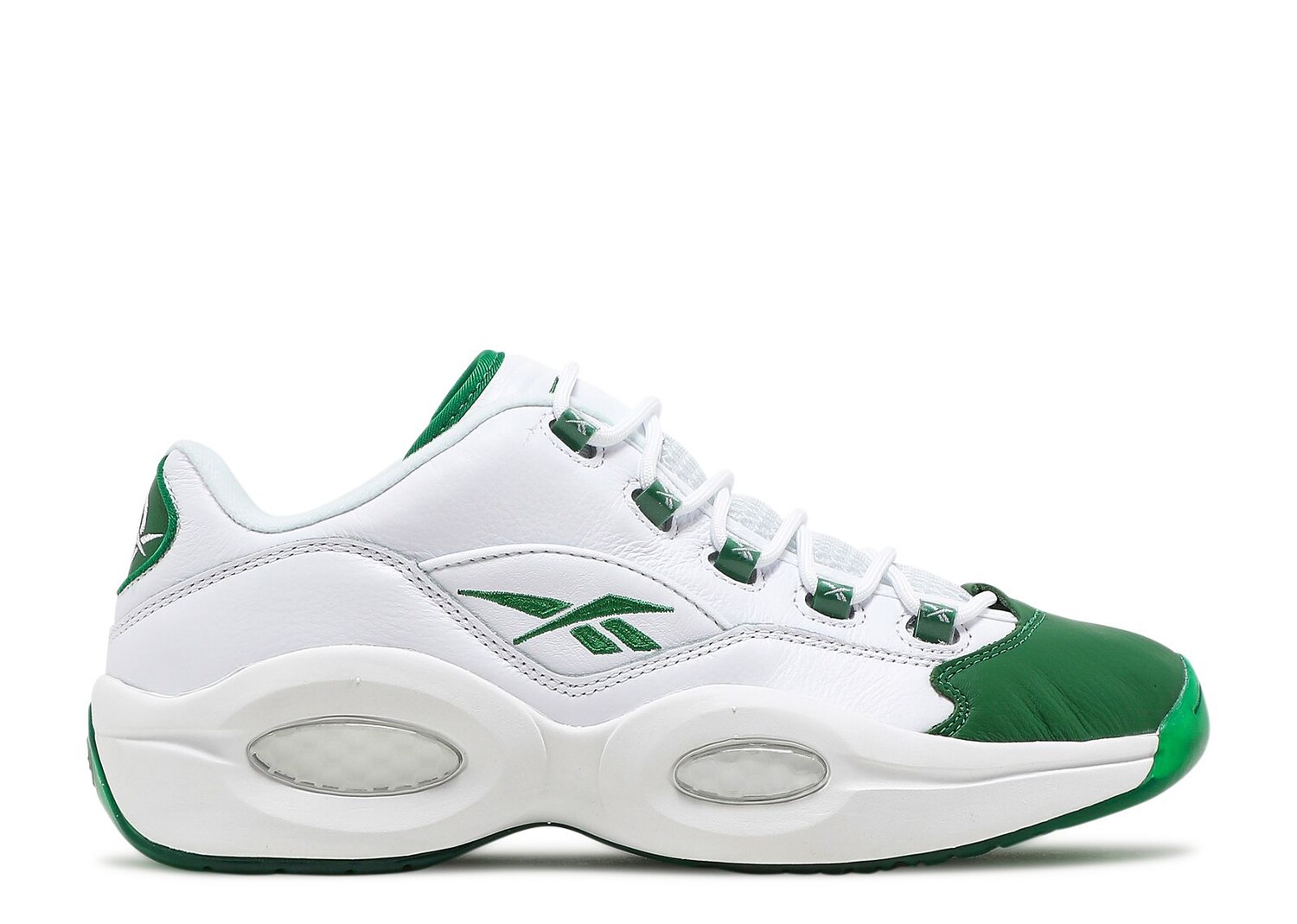 Кроссовки Reebok Question Low 'Green Toe', белый