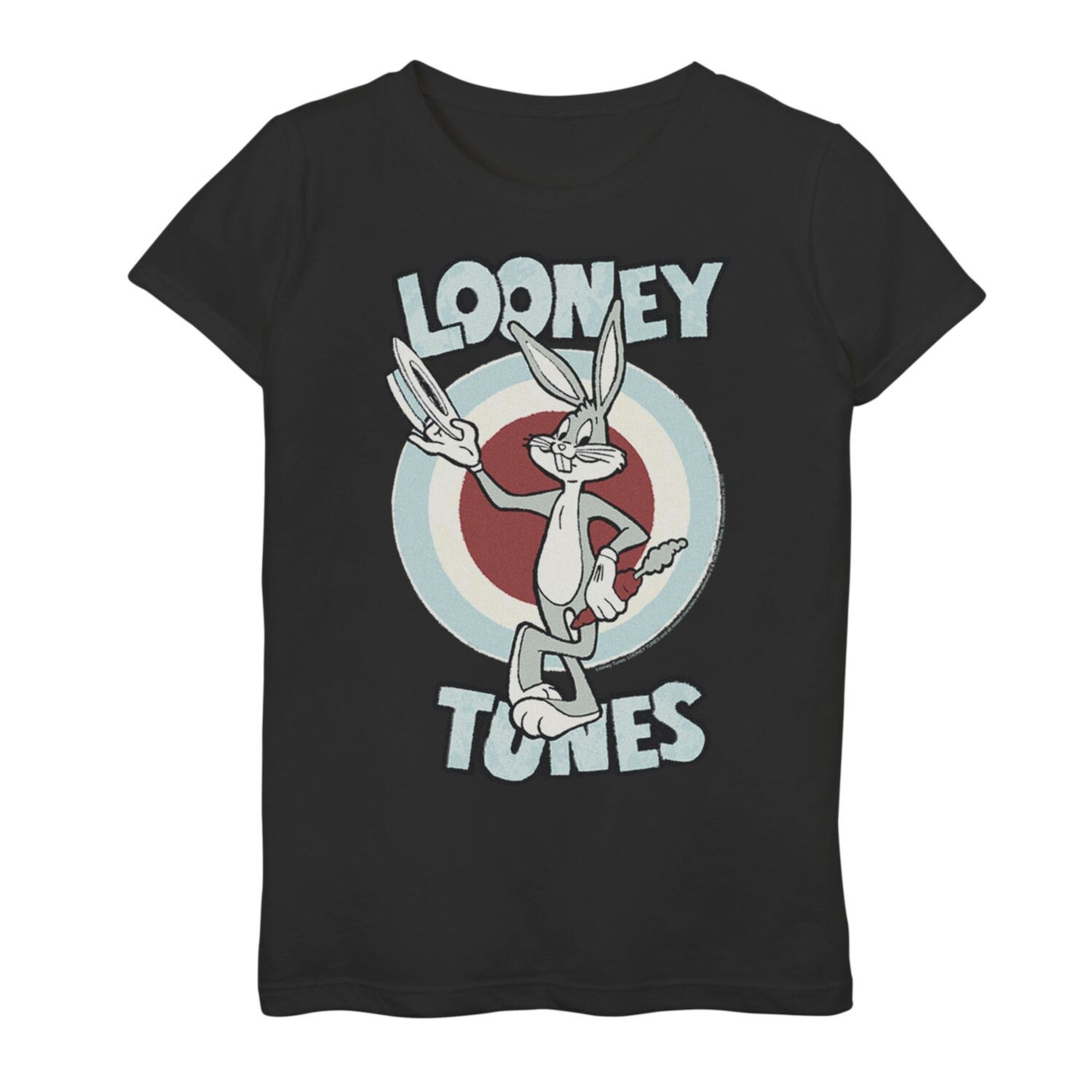 

Винтажная футболка с графическим рисунком и плакатом «Looney Tunes» для девочек 7–16 лет Licensed Character