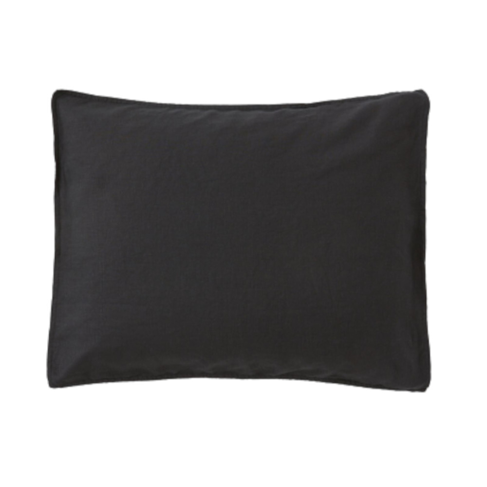 

Наволочка из стираного льна H&M Home Washed Linen, черный