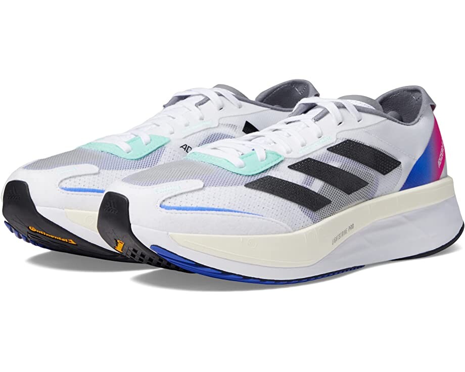 

Кроссовки Adizero Boston 11 adidas Running, белый