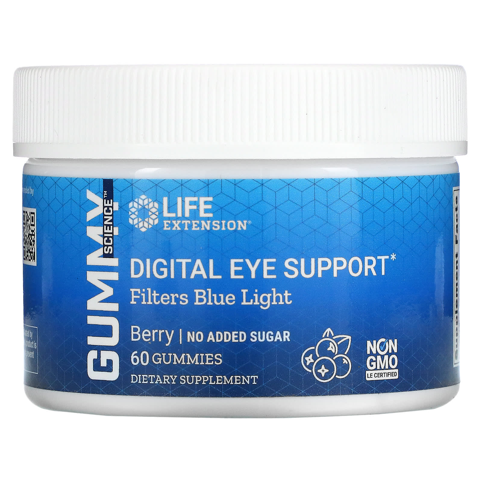 Средство Life Extension для фильтрации синего света, ягодный вкус, 60 жевательных таблеток