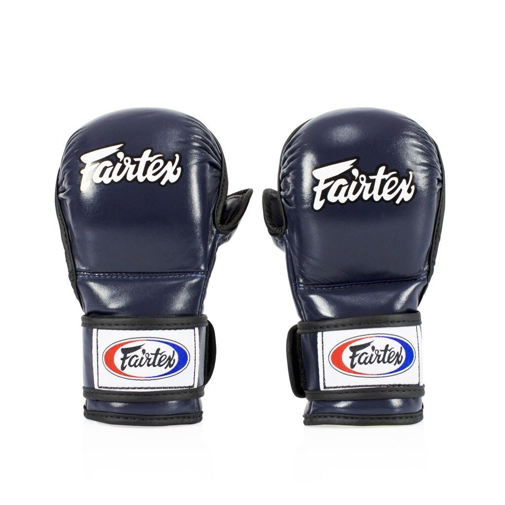 

Перчатки для спарринга Fairtex Double Wrist Wrap Closure, размер L, синий