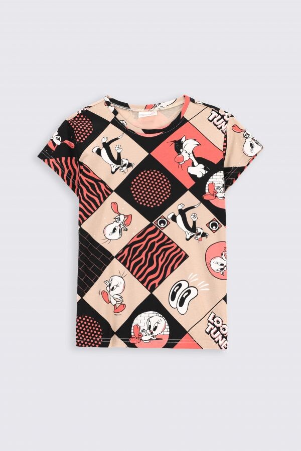 

Футболка с короткими рукавами Coccodrillo Looney Tunes, разноцветный