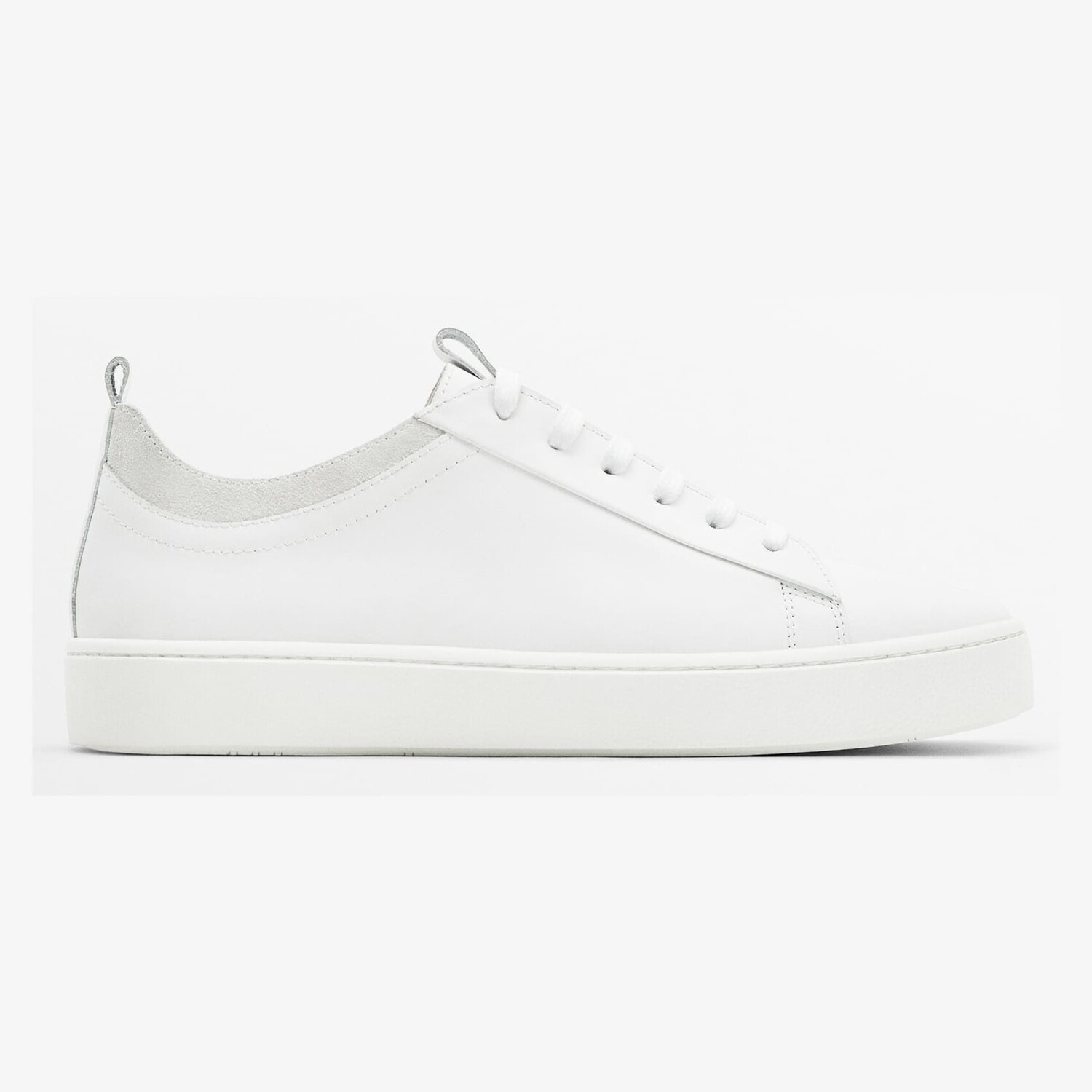 

Кеды Massimo Dutti Nappa Soft Leather, белый