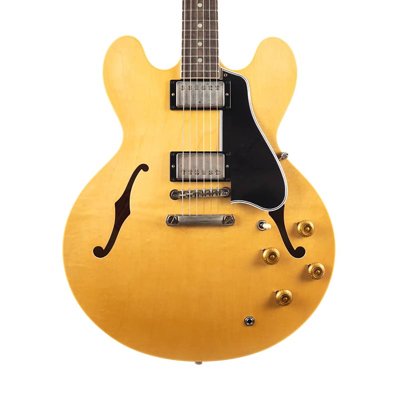 цена Gibson Custom Murphy Lab 1959 ES-335 Reissue Ultra Light Aged - Vintage Natural Gibson Custom Shop ES-335 Reissue