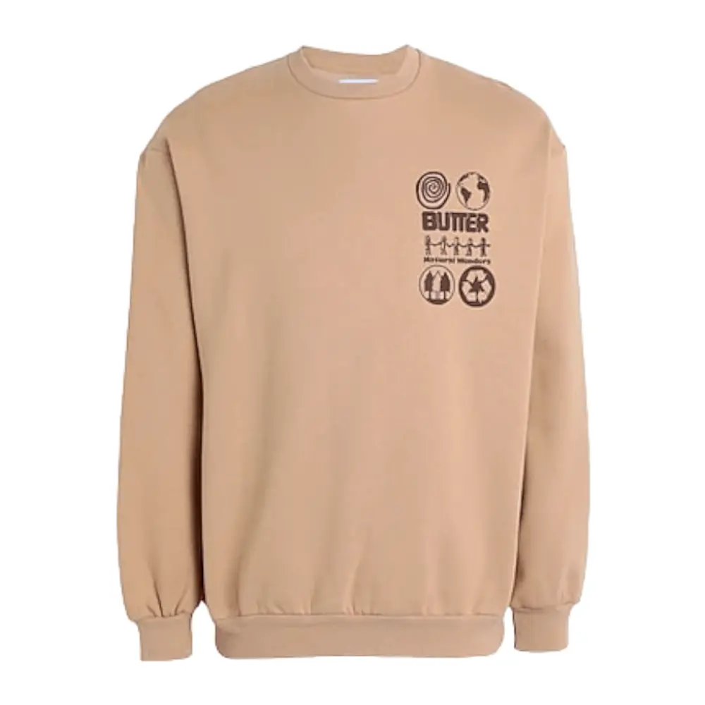 

Свитшот Butter Goods Natural Wonders Crewneck, коричневый