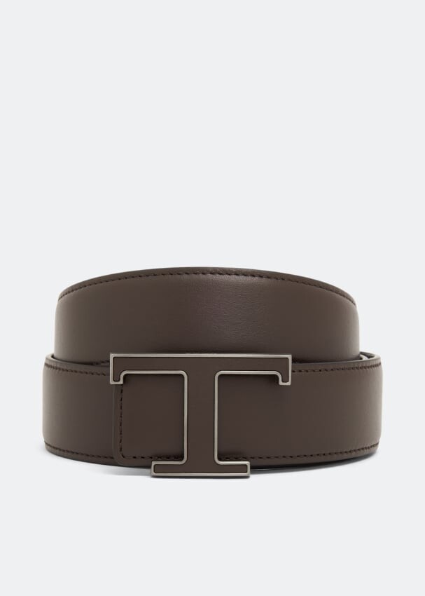 

Ремень TOD'S Timeless leather belt, коричневый