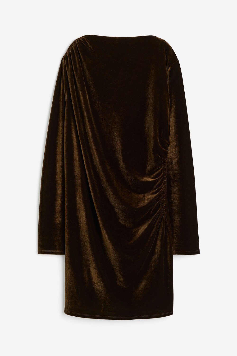 

Платье H&M Gathered Jersey, темно-оливковый, Зеленый, Платье H&M Gathered Jersey, темно-оливковый