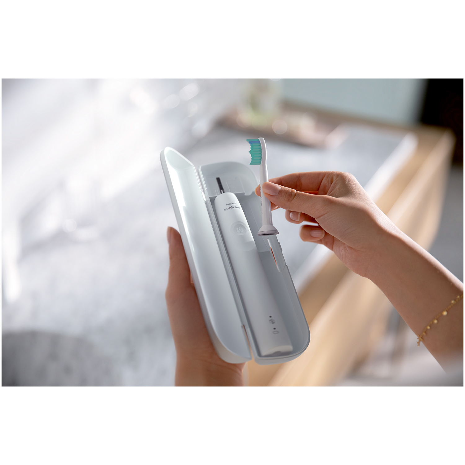 Philips Sonicare 3100 HX3673/13 звуковая зубная щетка белая, 1 упаковка –  купить с доставкой из-за рубежа через платформу «CDEK.Shopping»