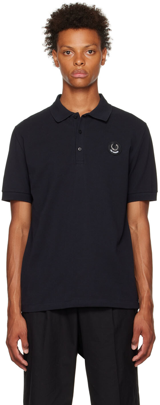 

Черная футболка-поло Fred Perry Edition Raf Simons