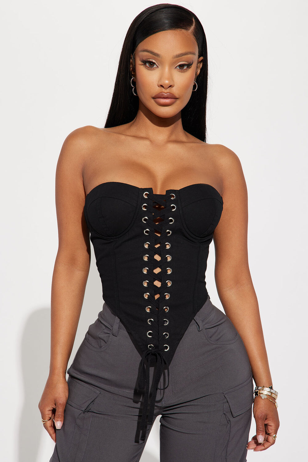 

Топ Fashion Nova IT10562, черный