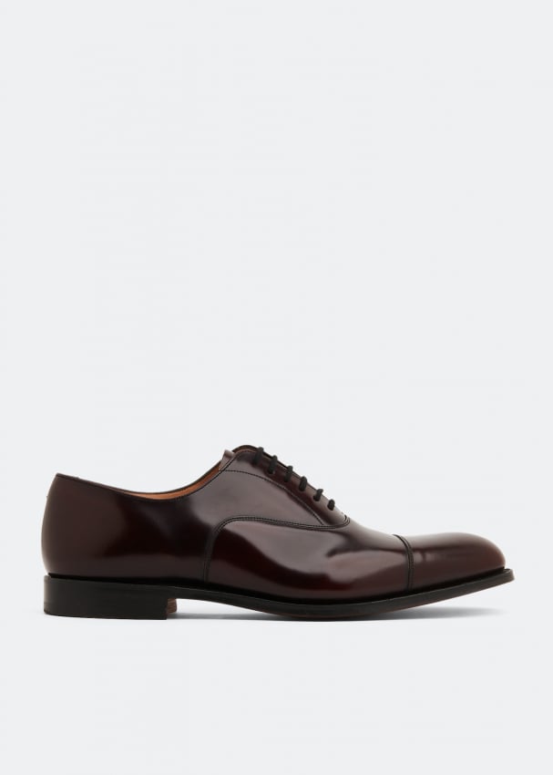 Оксфорды CHURCH'S Dubai leather oxford shoes, коричневый