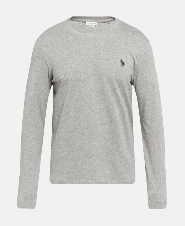 

Топ с длинными рукавами U.S. Polo Assn., серый