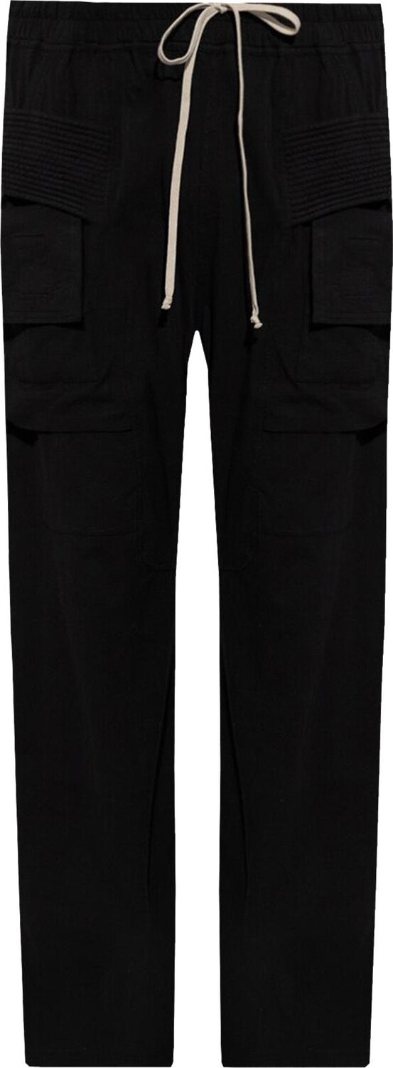 

Брюки Rick Owens DRKSHDW Creatch Cargo Drawstring Pants 'Black', черный