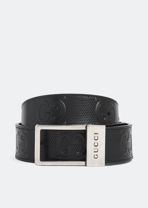 Ремень GUCCI GG belt, черный