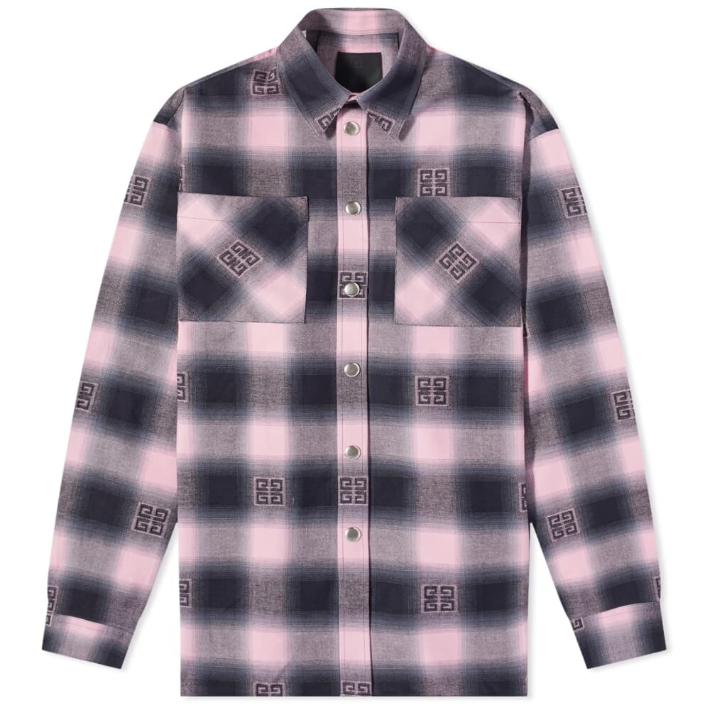 

Рубашка Givenchy 4G Logo Check Shirt