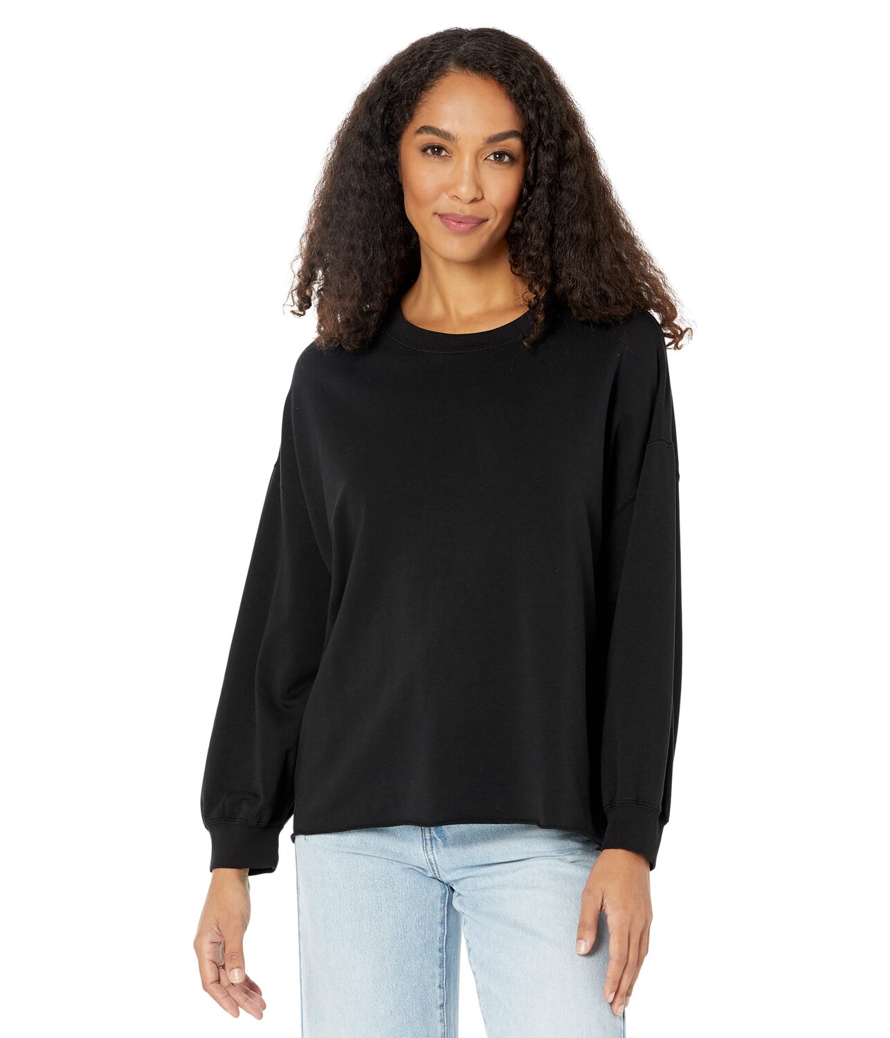 

Пуловер Dylan by True Grit, Fleece Dawn Sweatshirt, Черный