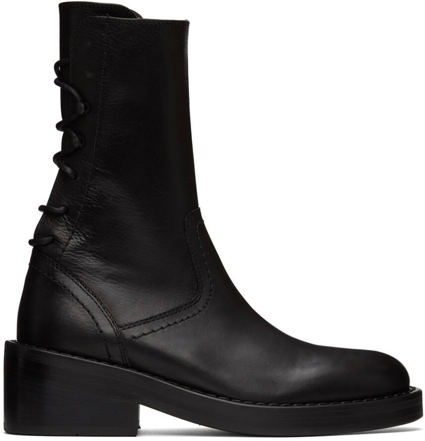 

Черные сапоги Henrica Ann Demeulemeester