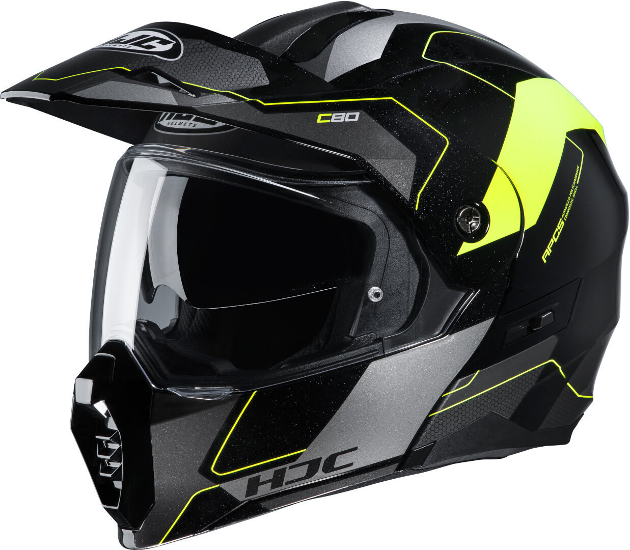 Шлем HJC C80 Rox, черный/желтый
