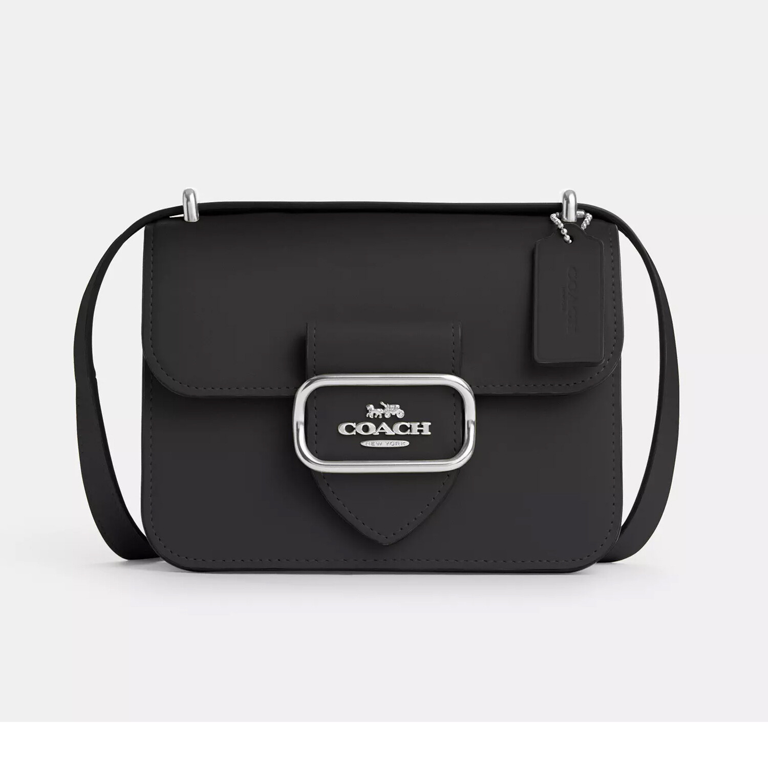 

Сумка Coach Outlet Morgan Square Crossbody, черный/серебристый