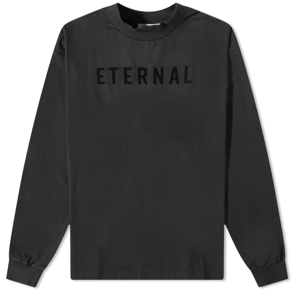 

Футболка Fear of God Long Sleeve Eternal Cotton Tee, Черный