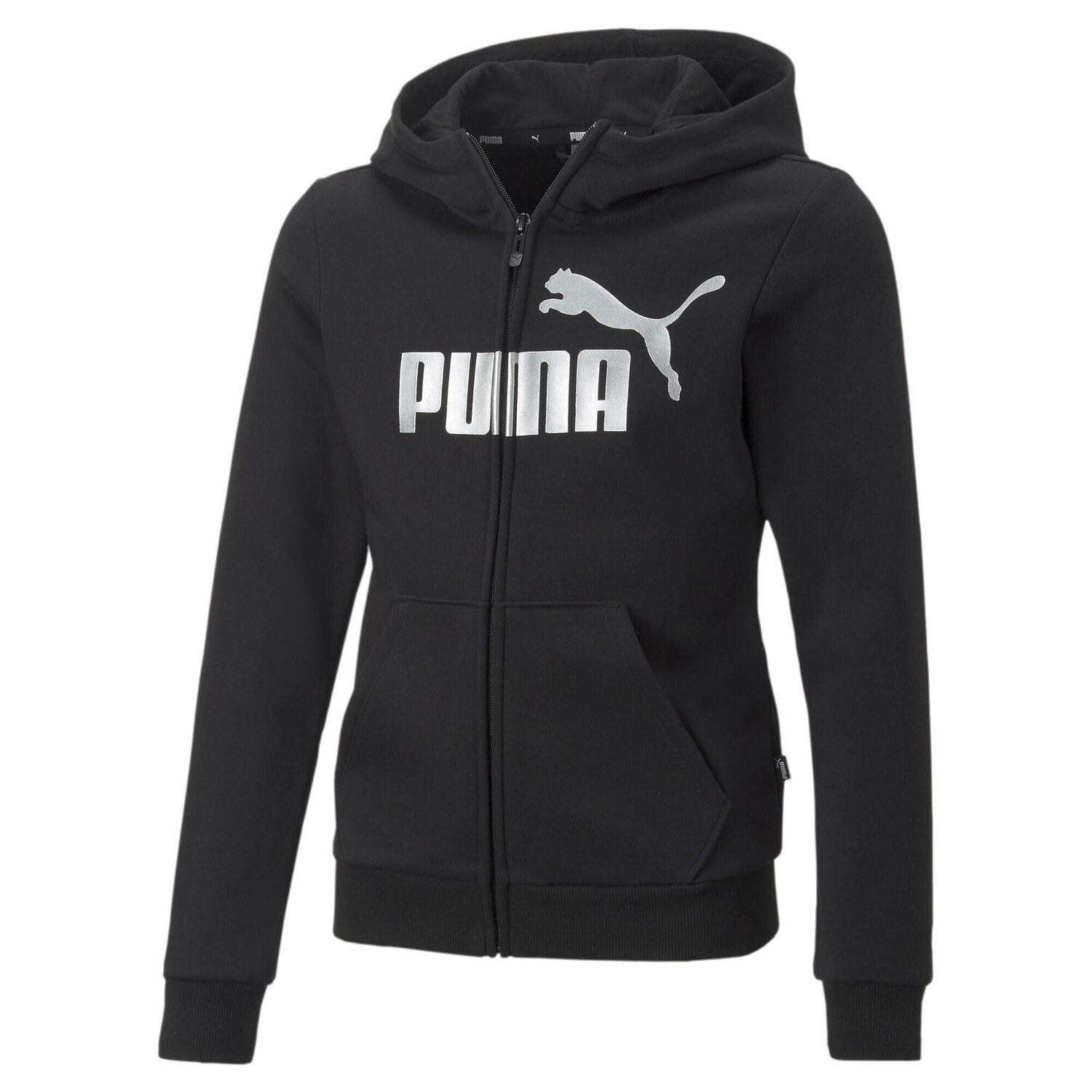 

Молодежная худи Essentials+ на молнии с логотипом PUMA, черный