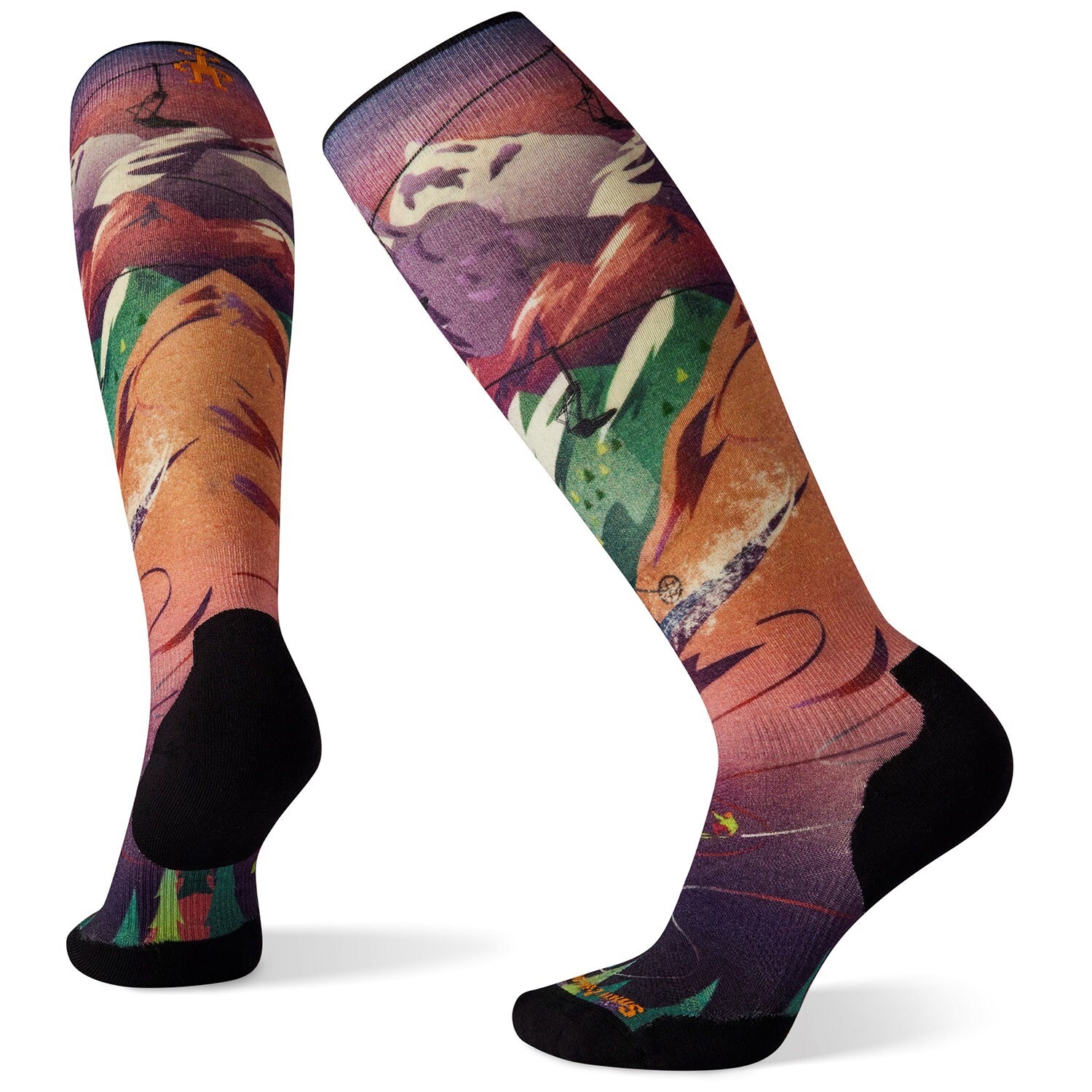 

Носки женские Smartwool Targeted Cushion Lift Bunny Print, мультиколор