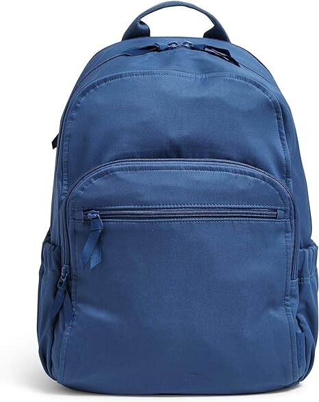 

Женский хлопковый рюкзак Vera Bradley Campus, синий