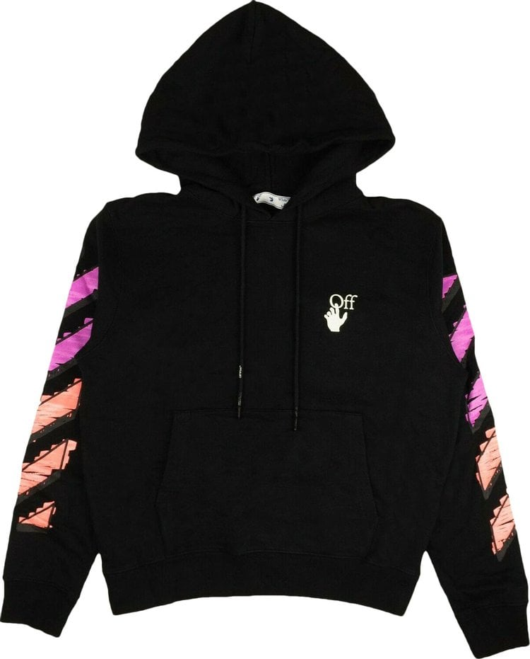 Худи Off-White Marker Slim Hoodie 'Black', черный - фото