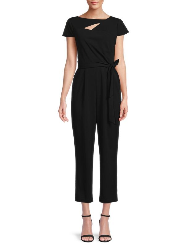 

Комбинезон DKNY с завязками на талии, черный