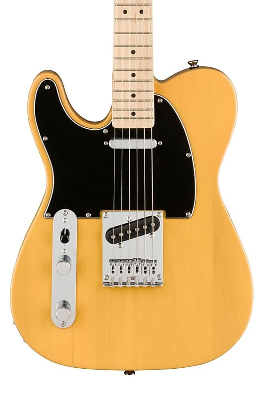 

Squier Affinity Series Telecaster для левшей с кленовой накладкой на гриф - цвет ириски