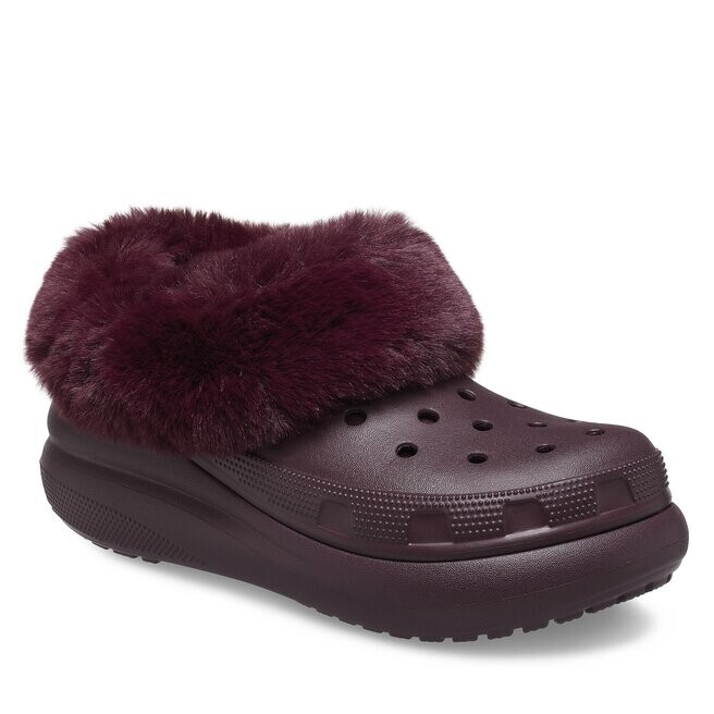 

Шлепанцы Crocs CrocsFurever Crush, вишневый/бордовый
