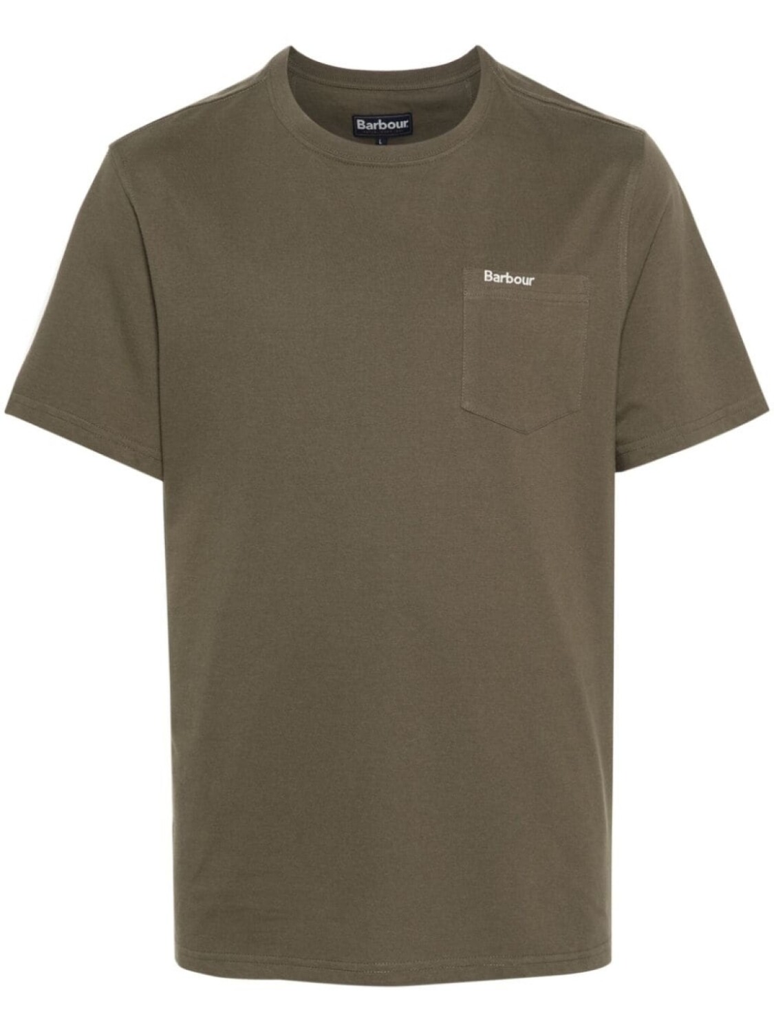

Barbour футболка Langdon с вышитым логотипом, зеленый
