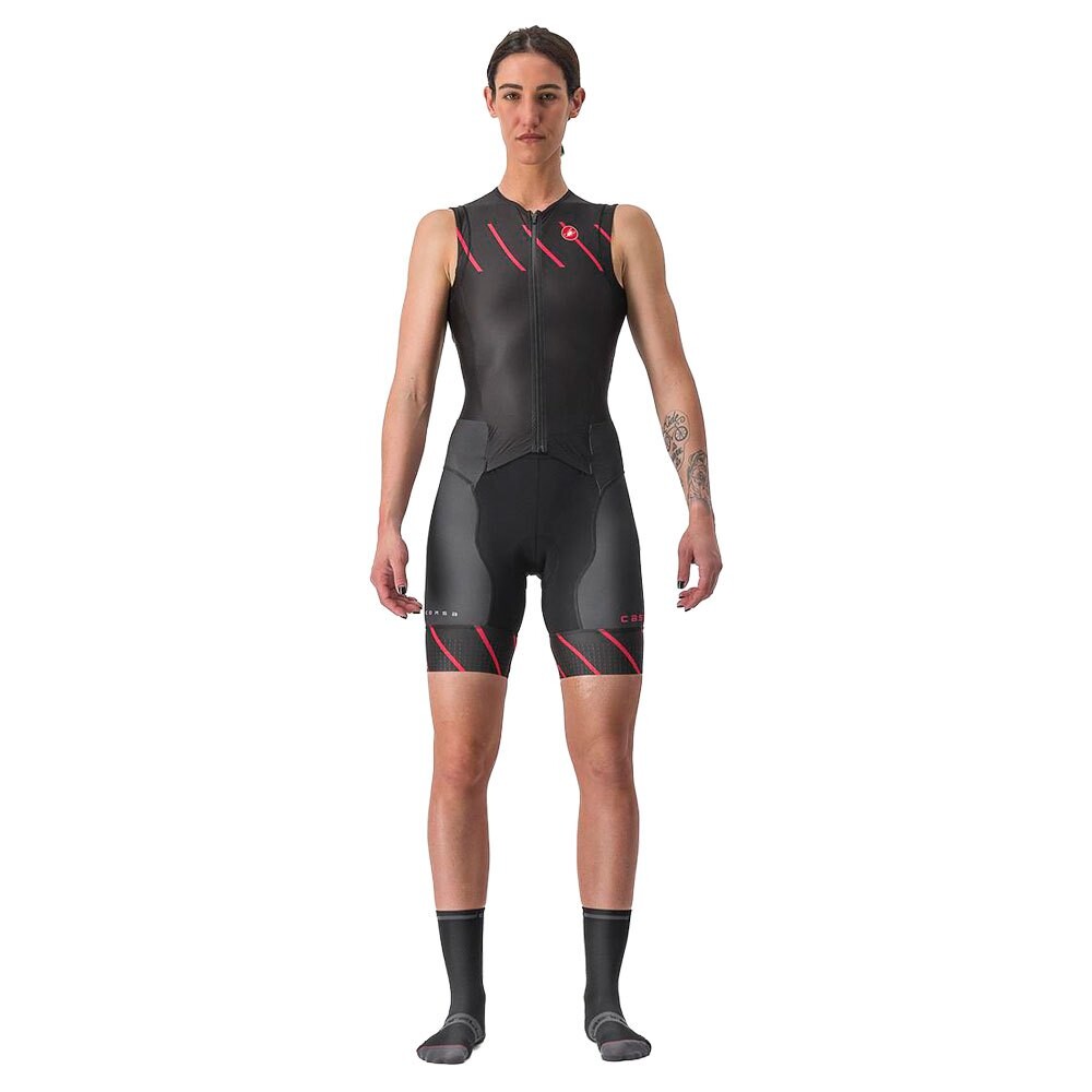 

Костюм для триатлона без рукавов Castelli Free Sanremo, черный