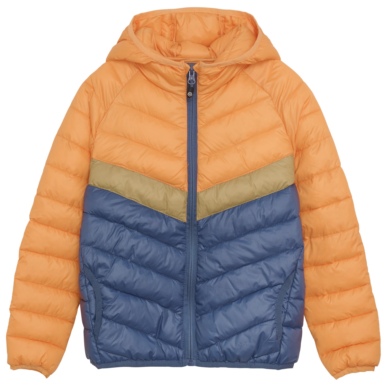 Куртка из синтетического волокна Color Kids Kid's with Hood Quilted, цвет Tangerine цена и фото