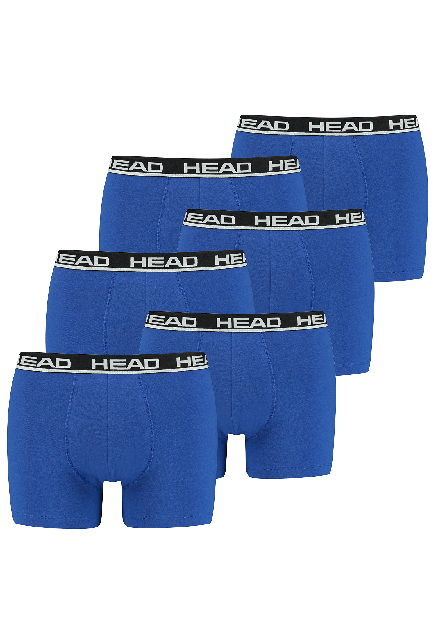 Боксеры HEAD Boxershorts Head Basic Boxer 6P, цвет 006 - Blue / Black